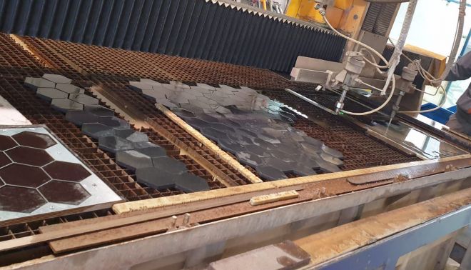 Výroba mozaik Hexagon a Scala